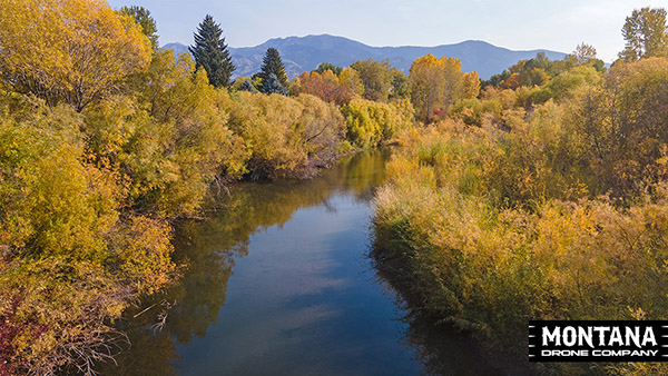 Fall On East Gallatin River Montana Thumbnail